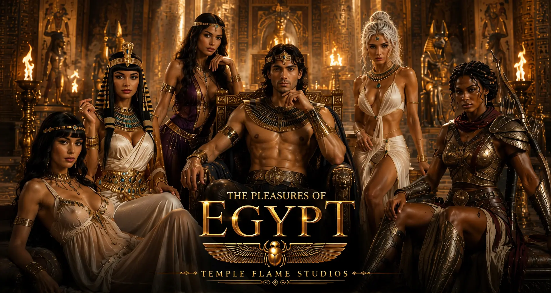 The Pleasures of Egypt cover 0.3 – Ren'Py adult game by jeungske free download