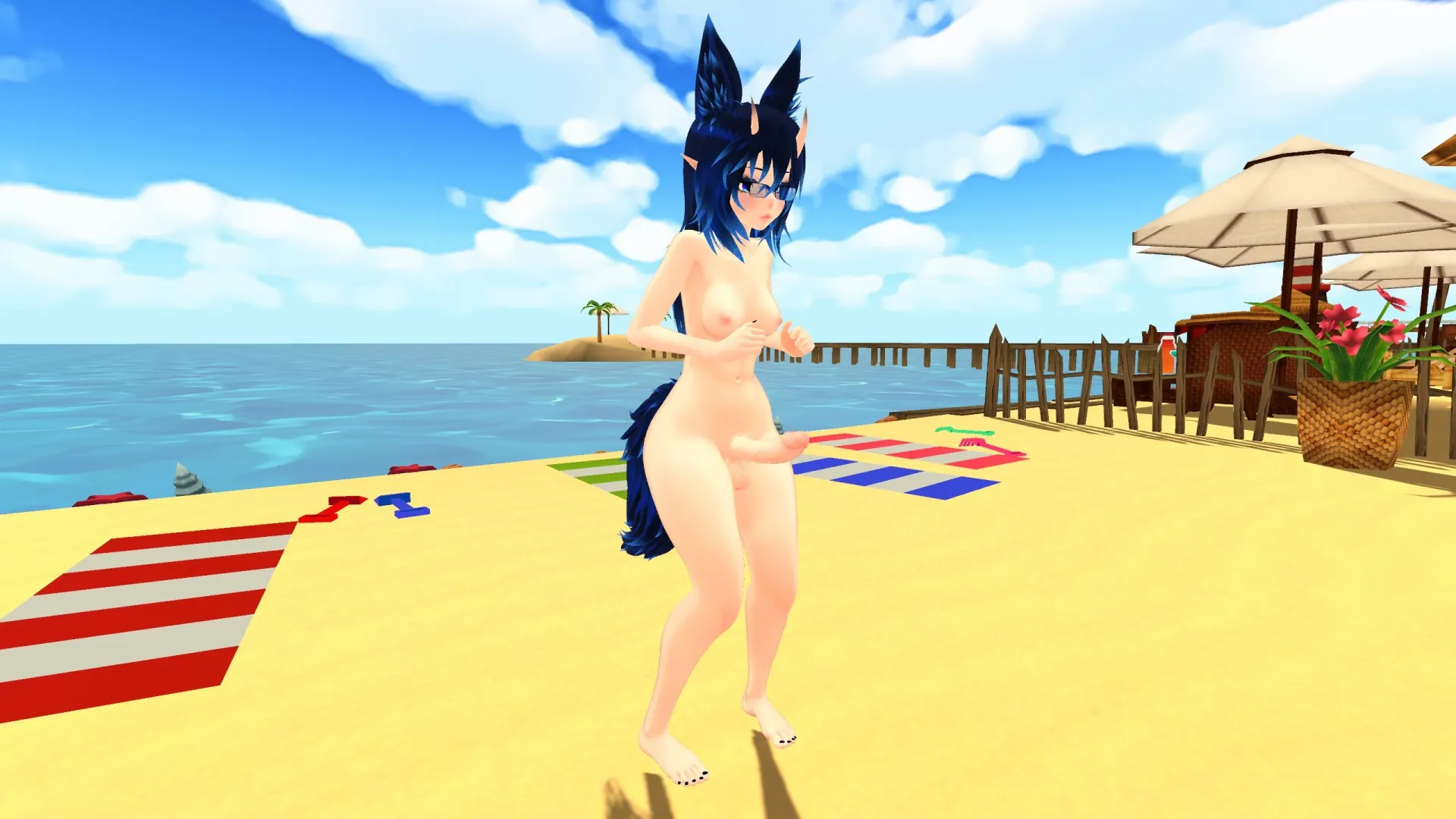 Ero Beach! gameplay screenshot 4 (Ren'Py adult game) by PINKU! – free download