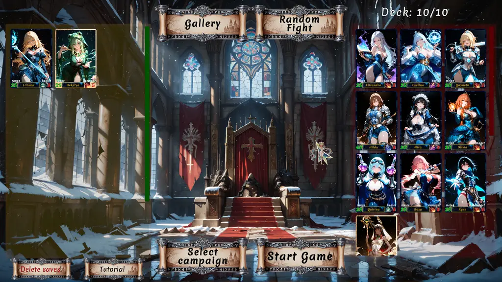 Harem Waifu Wars gameplay screenshot 2 (Ren'Py adult game) by Haremarchos – free download