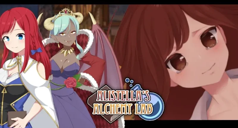 Alistella’s Alchemy Lab cover Steam – Ren'Py adult game by Moguhachi free download