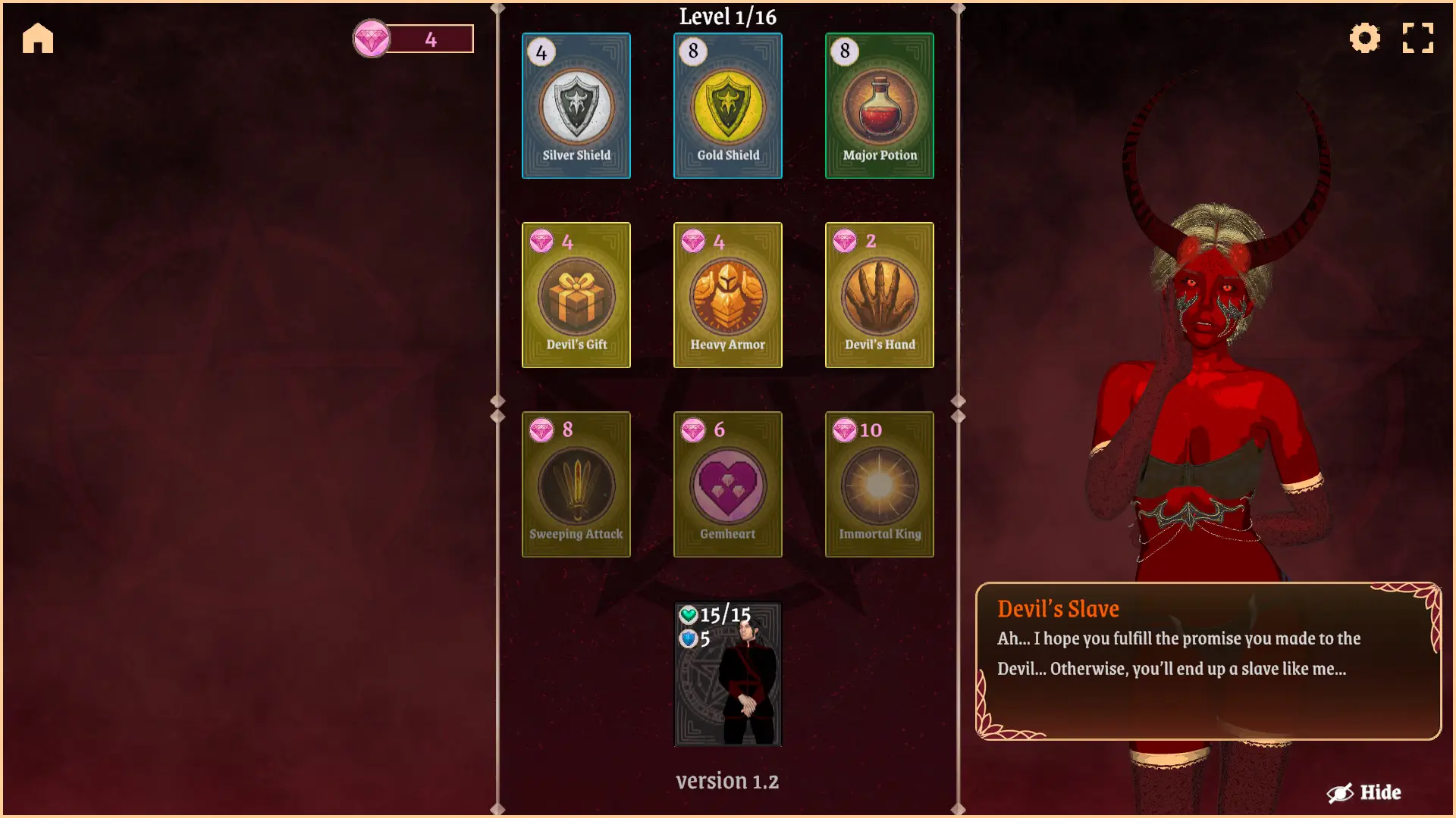 Crown of the Devil gameplay screenshot 19 (Ren'Py adult game) by Lust And Roll – free download