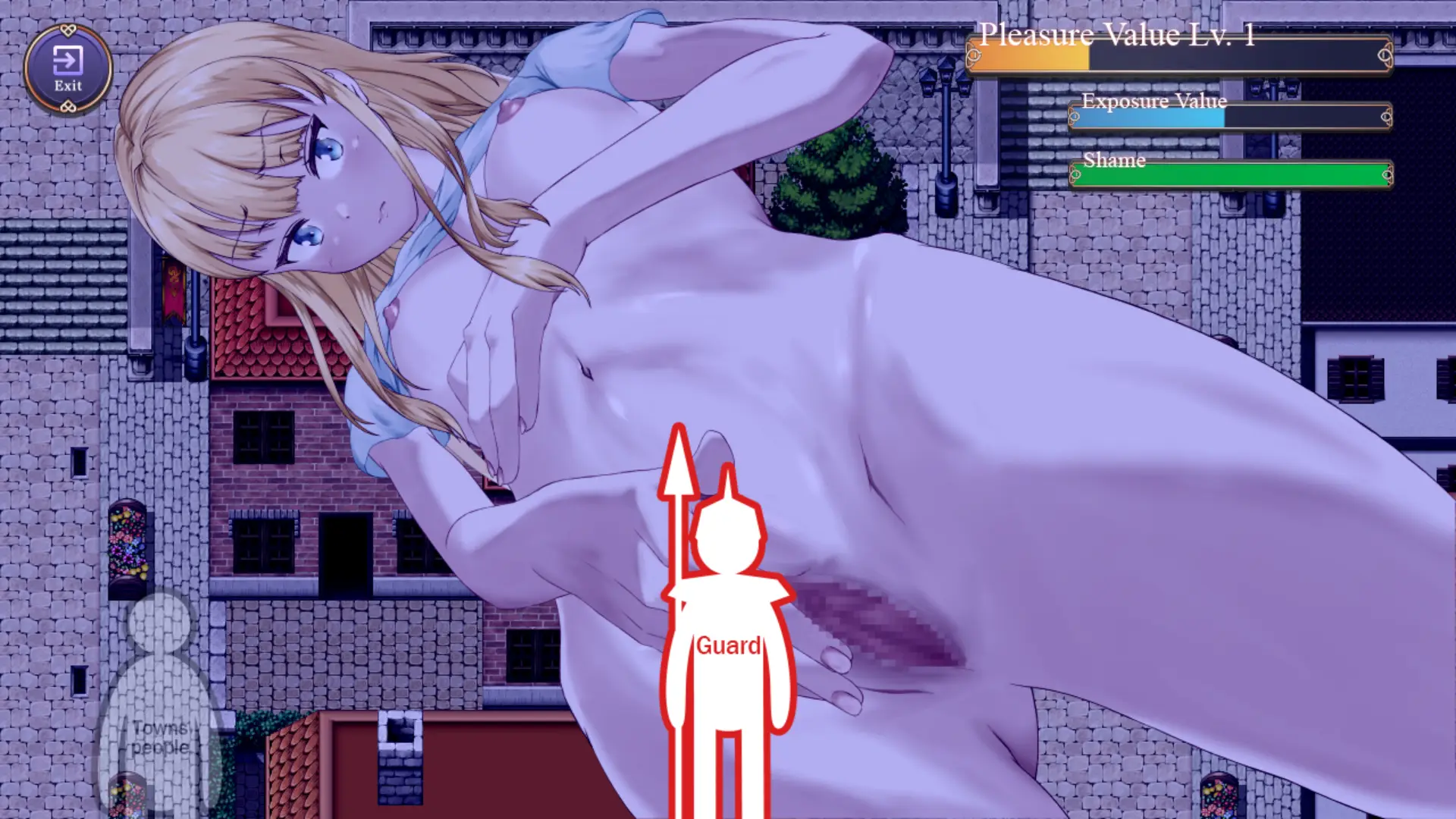 Shameful Exorcism ~Would You Watch Me Masturbate~ gameplay screenshot 11 (Ren'Py adult game) by hachon – free download