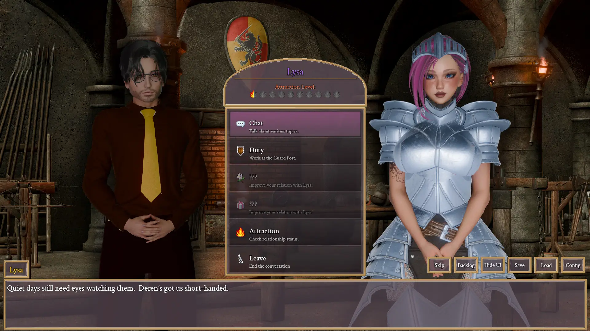 Blade of Lust gameplay screenshot 10 (Ren'Py adult game) by One Heroic Man Studio – free download