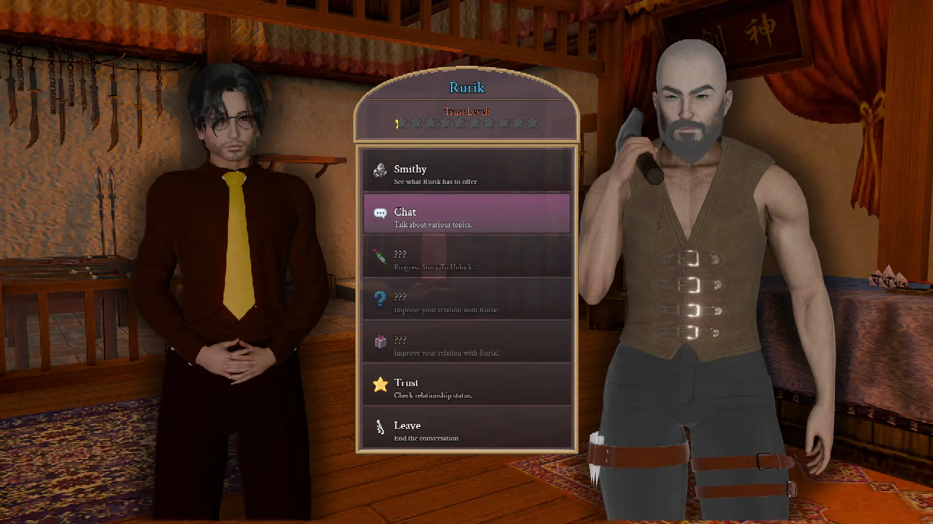Blade of Lust gameplay screenshot 7 (Ren'Py adult game) by One Heroic Man Studio – free download