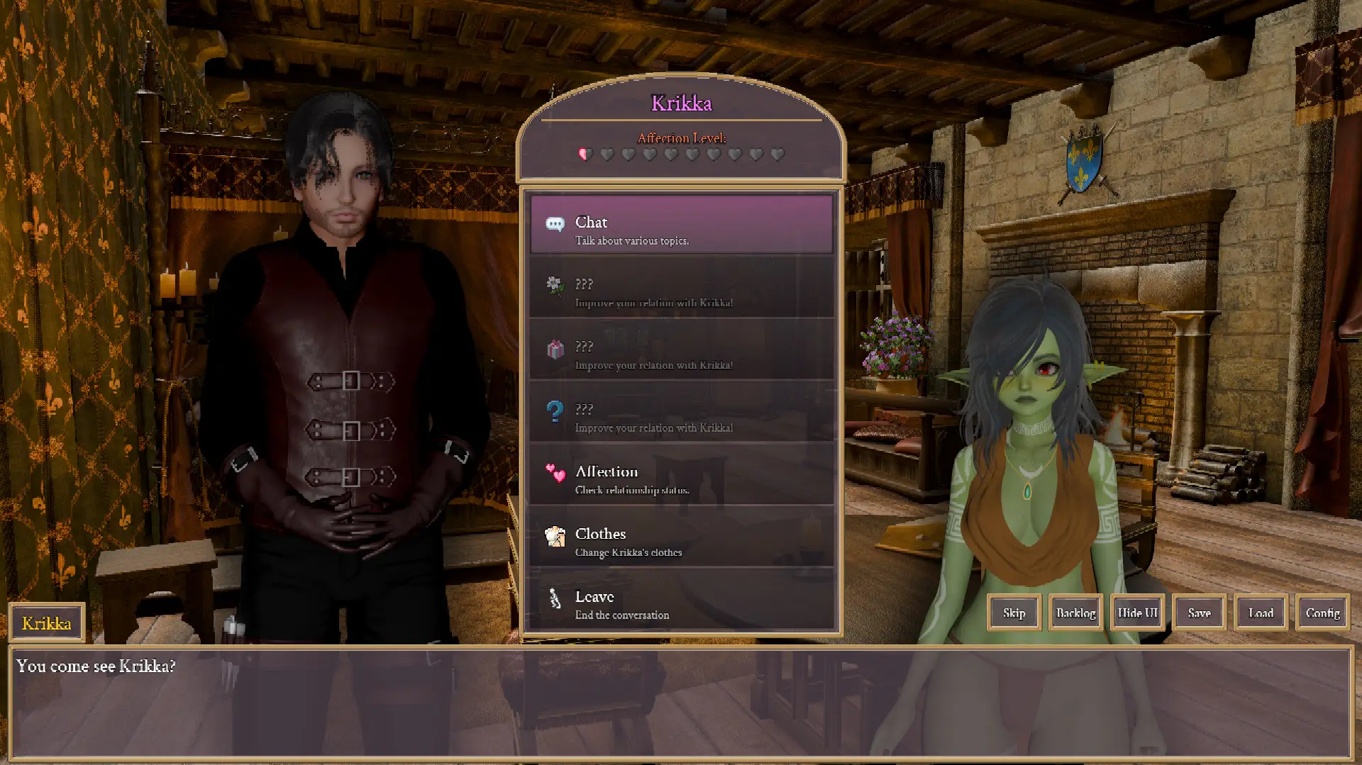Blade of Lust gameplay screenshot 14 (Ren'Py adult game) by One Heroic Man Studio – free download