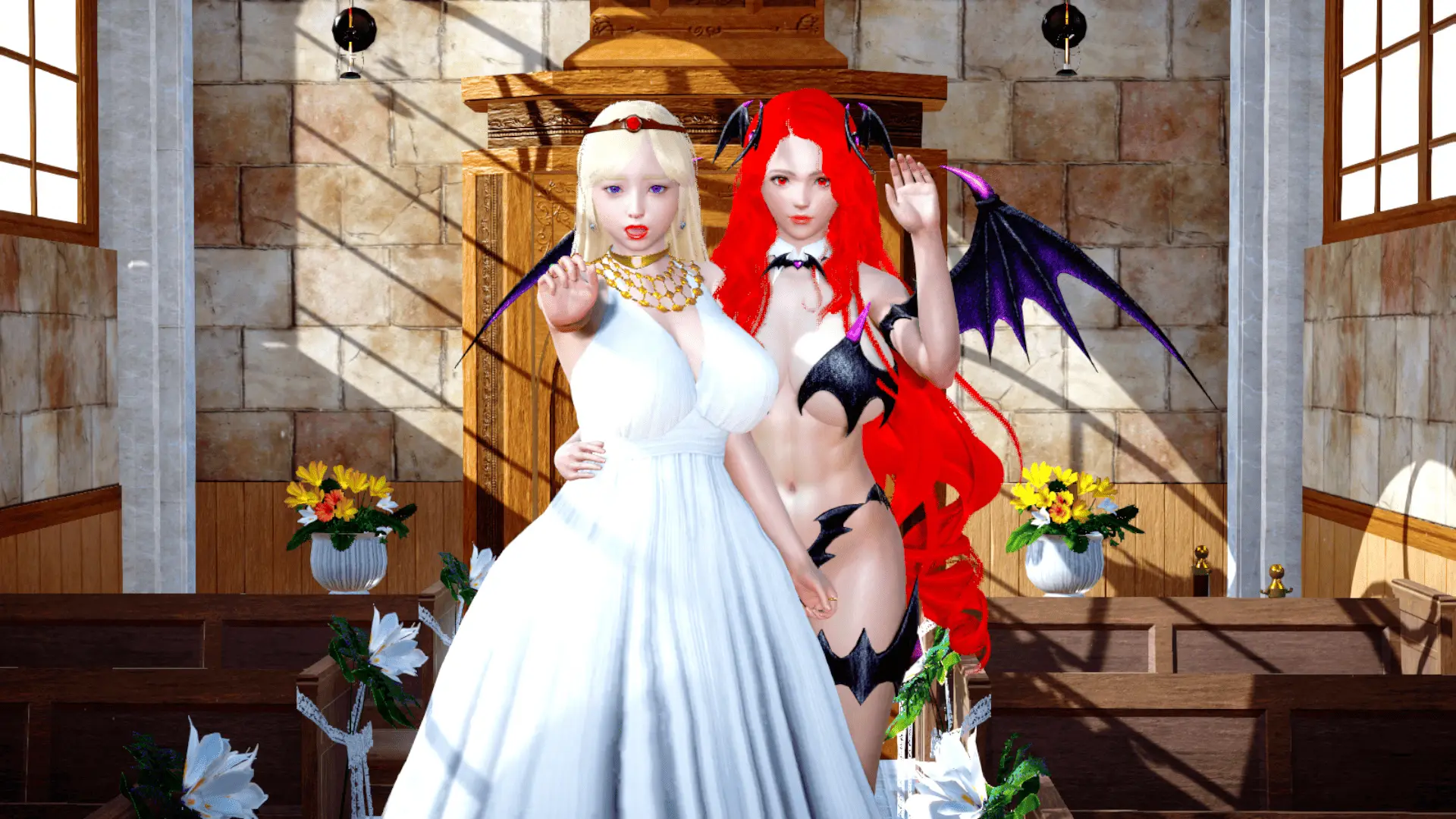 Separated by the Demon Queen gameplay screenshot 2 (Ren'Py adult game) by Capky Games – free download