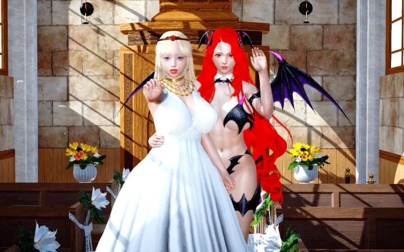 Separated by the Demon Queen cover Demo – Ren'Py adult game by Capky Games free download
