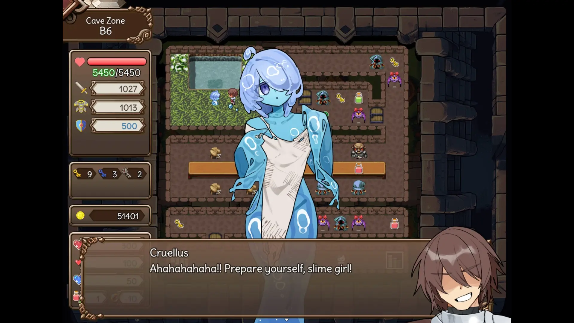 The Dungeon of Lulu Farea: Rebirth gameplay screenshot 2 (Ren'Py adult game) by Galaxy Wars – free download