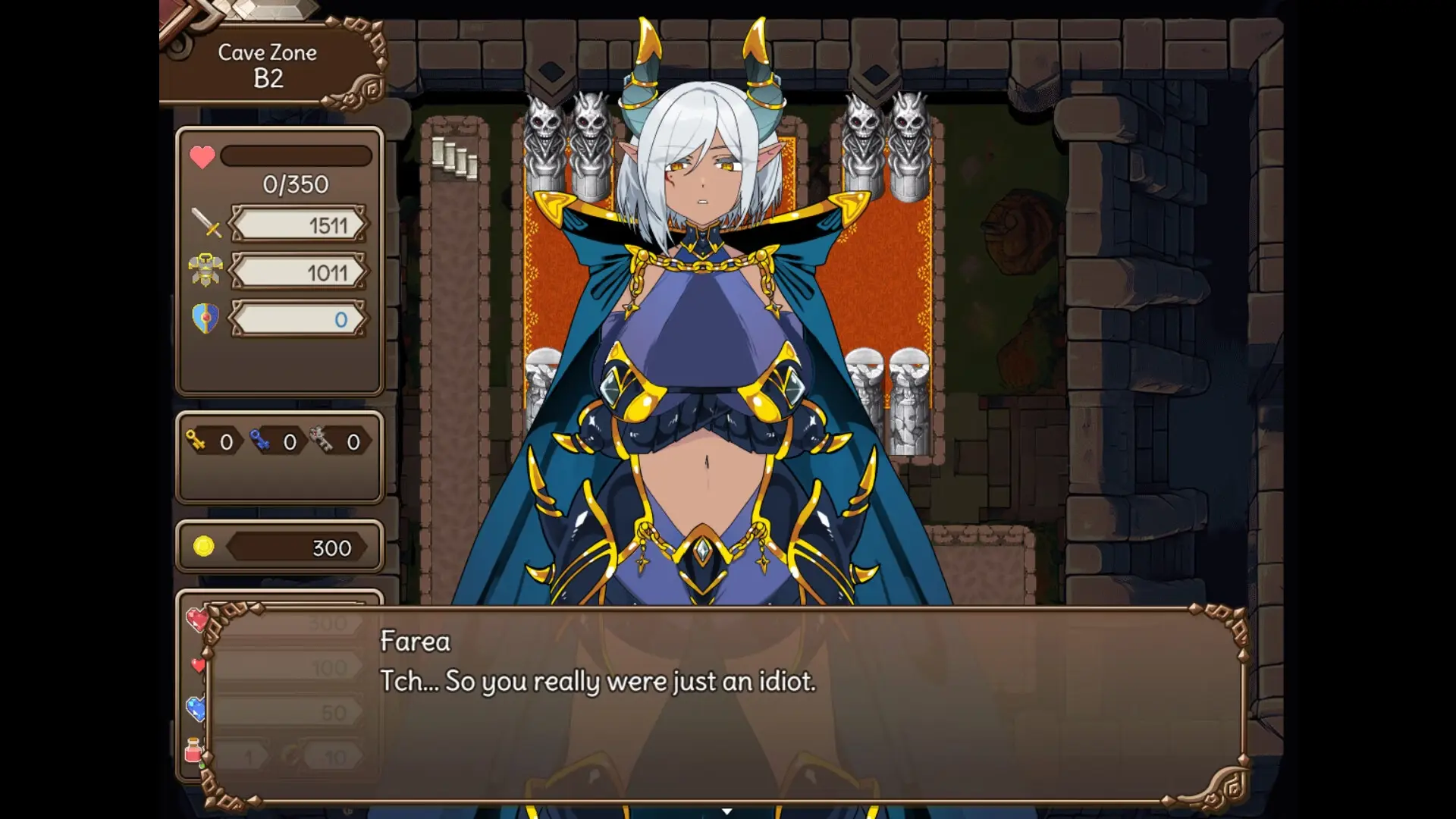 The Dungeon of Lulu Farea: Rebirth gameplay screenshot 8 (Ren'Py adult game) by Galaxy Wars – free download