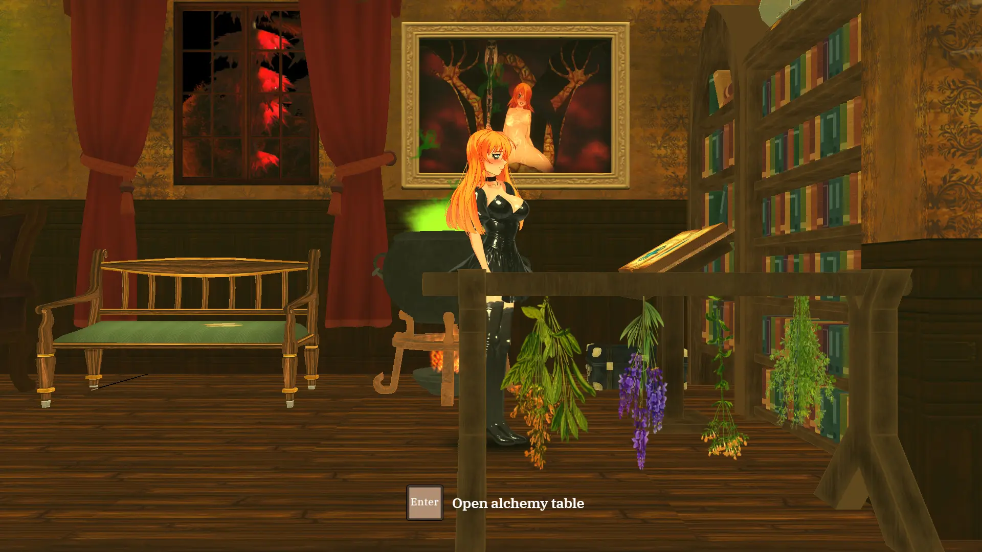 Chelsea’s manor gameplay screenshot 5 (Ren'Py adult game) by Town Dark Tales – free download