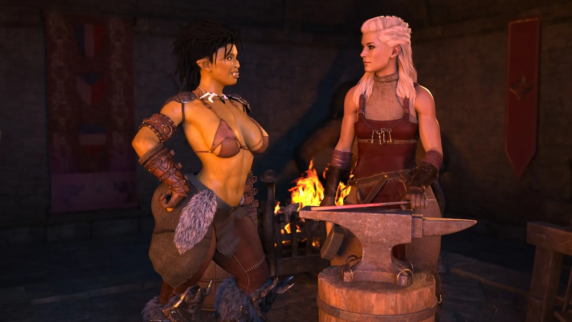Lecherous Village gameplay screenshot 1 (Ren'Py adult game) by GameBear – free download