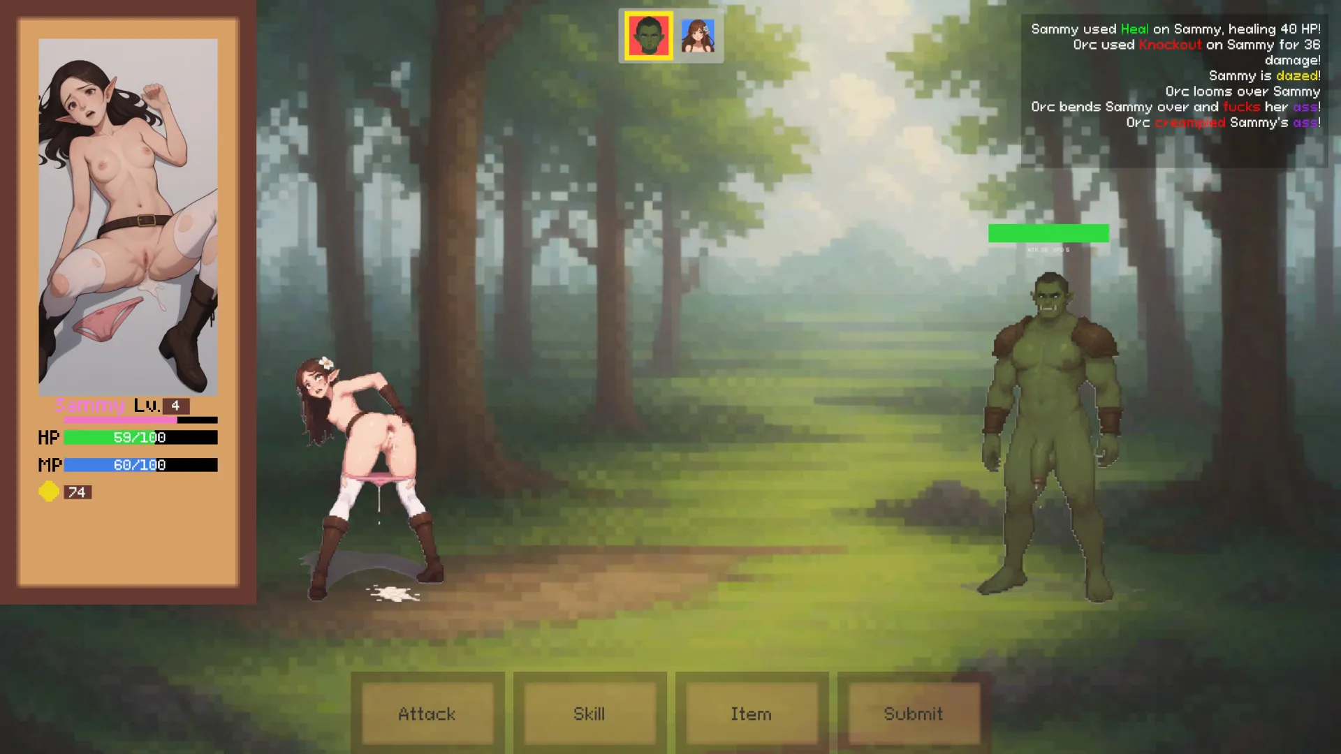 Sammy’s Adventure gameplay screenshot 2 (Ren'Py adult game) by olicitycs – free download