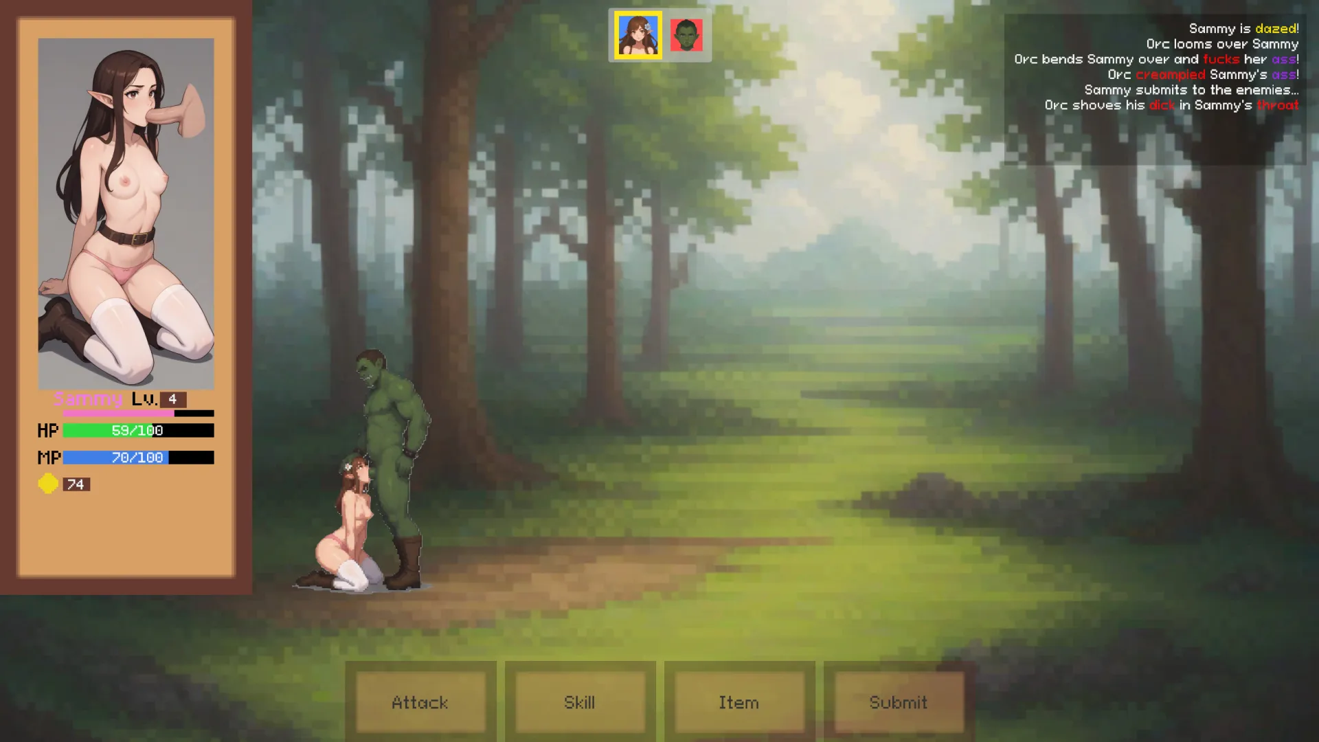 Sammy’s Adventure gameplay screenshot 3 (Ren'Py adult game) by olicitycs – free download