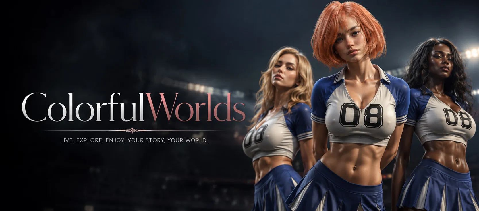 Colorful Worlds cover 0.6.1 – Ren'Py adult game by TheMerkut free download