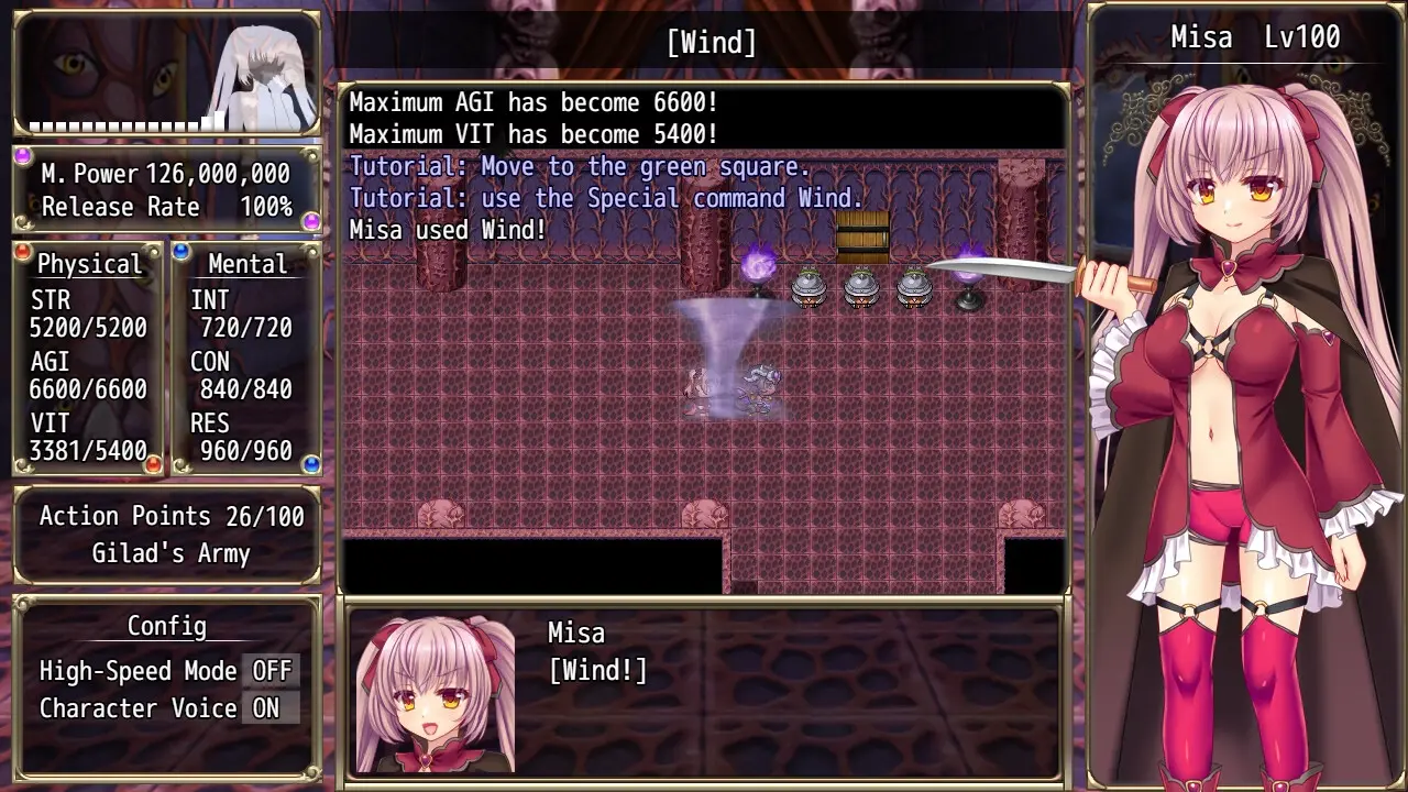 B-PRISON UNCHAIN gameplay screenshot 1 (Ren'Py adult game) by RiceReng – free download