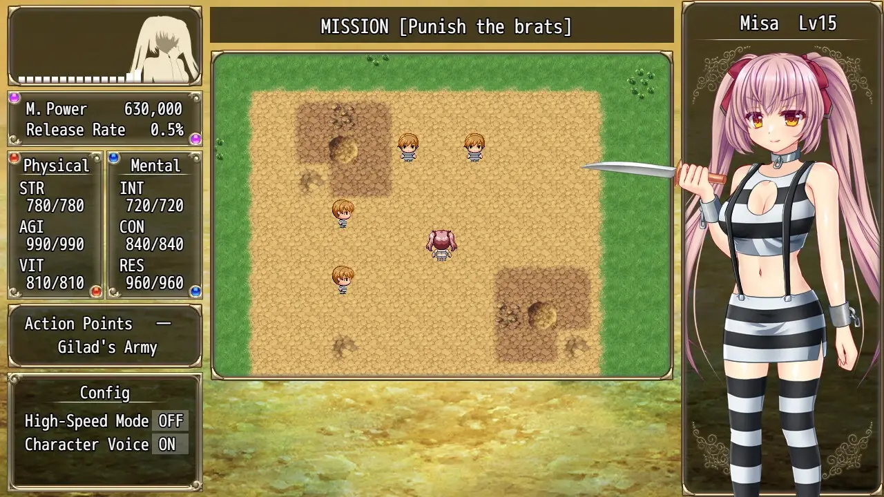 B-PRISON UNCHAIN gameplay screenshot 6 (Ren'Py adult game) by RiceReng – free download