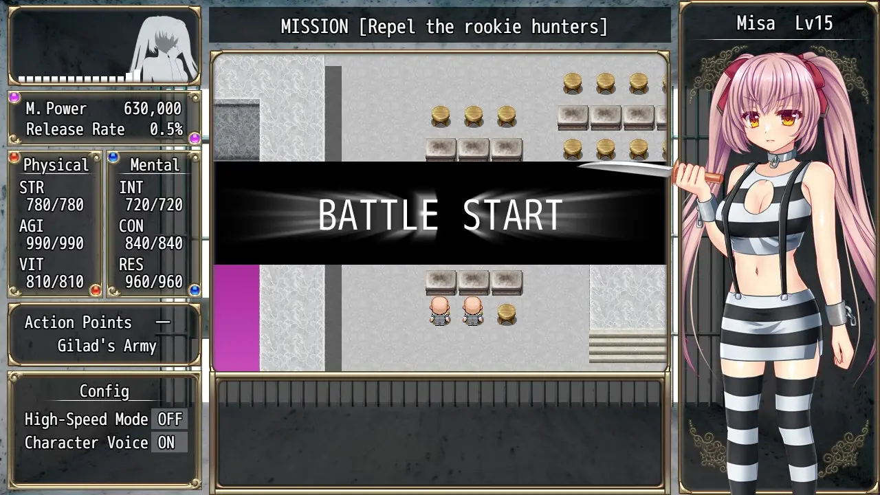B-PRISON UNCHAIN gameplay screenshot 5 (Ren'Py adult game) by RiceReng – free download