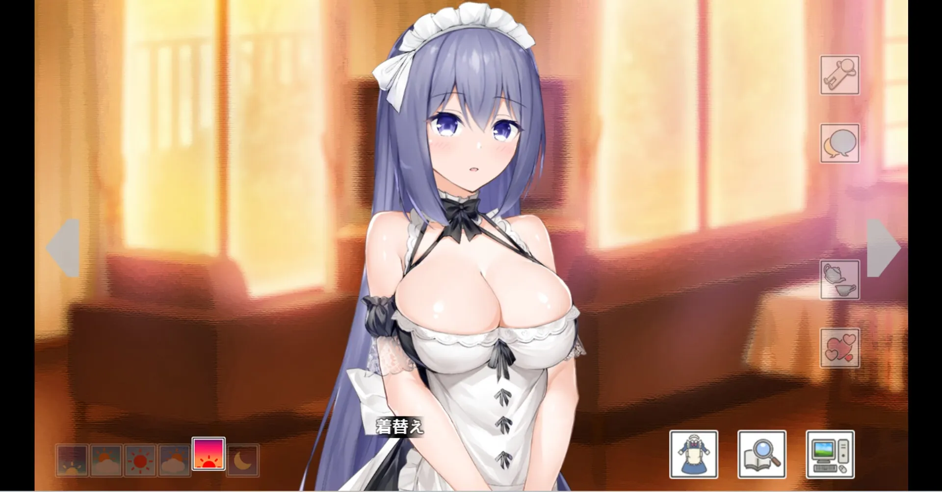Maid Life SS gameplay screenshot 5 (Ren'Py adult game) by Heat Warning – free download
