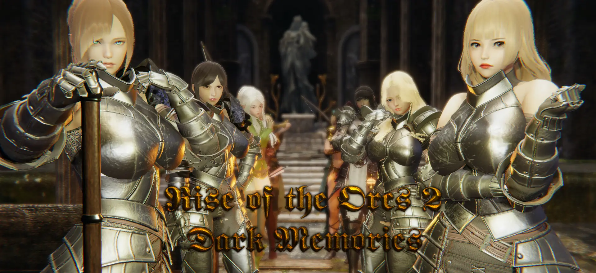 Rise of the Orcs 2: Dark Memories cover 3.8B – Ren'Py adult game by RayAbby free download