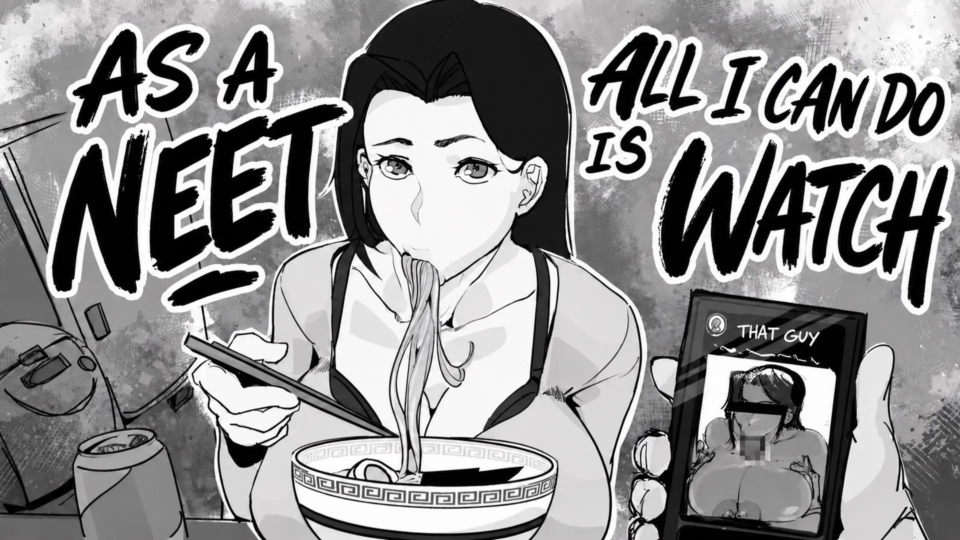 As a NEET, All I Can Do is Watch cover Final – Ren'Py adult game by Color fatigue free download