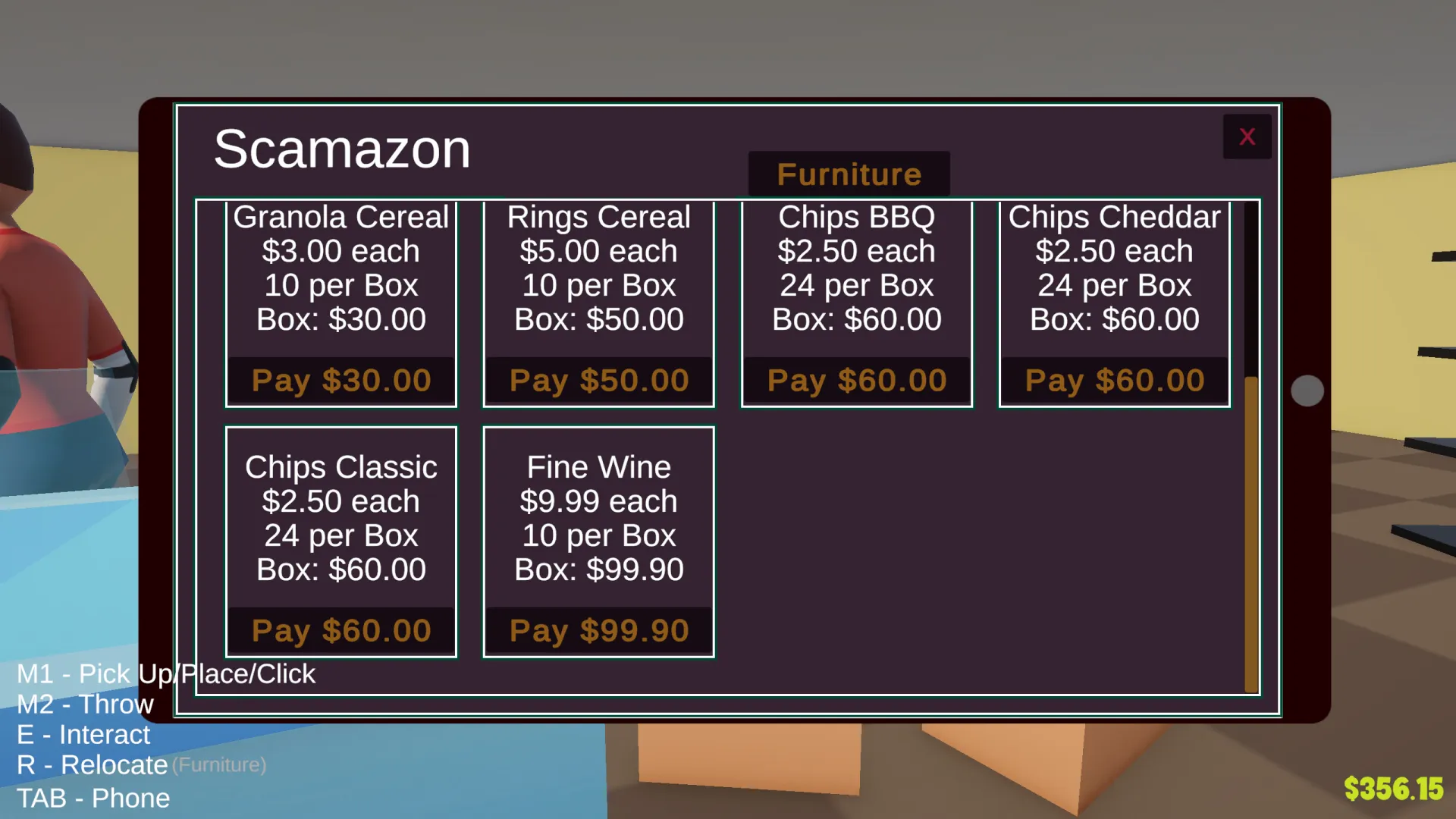 Sneaky Store Owner gameplay screenshot 3 (Ren'Py adult game) by NukeGH05T – free download