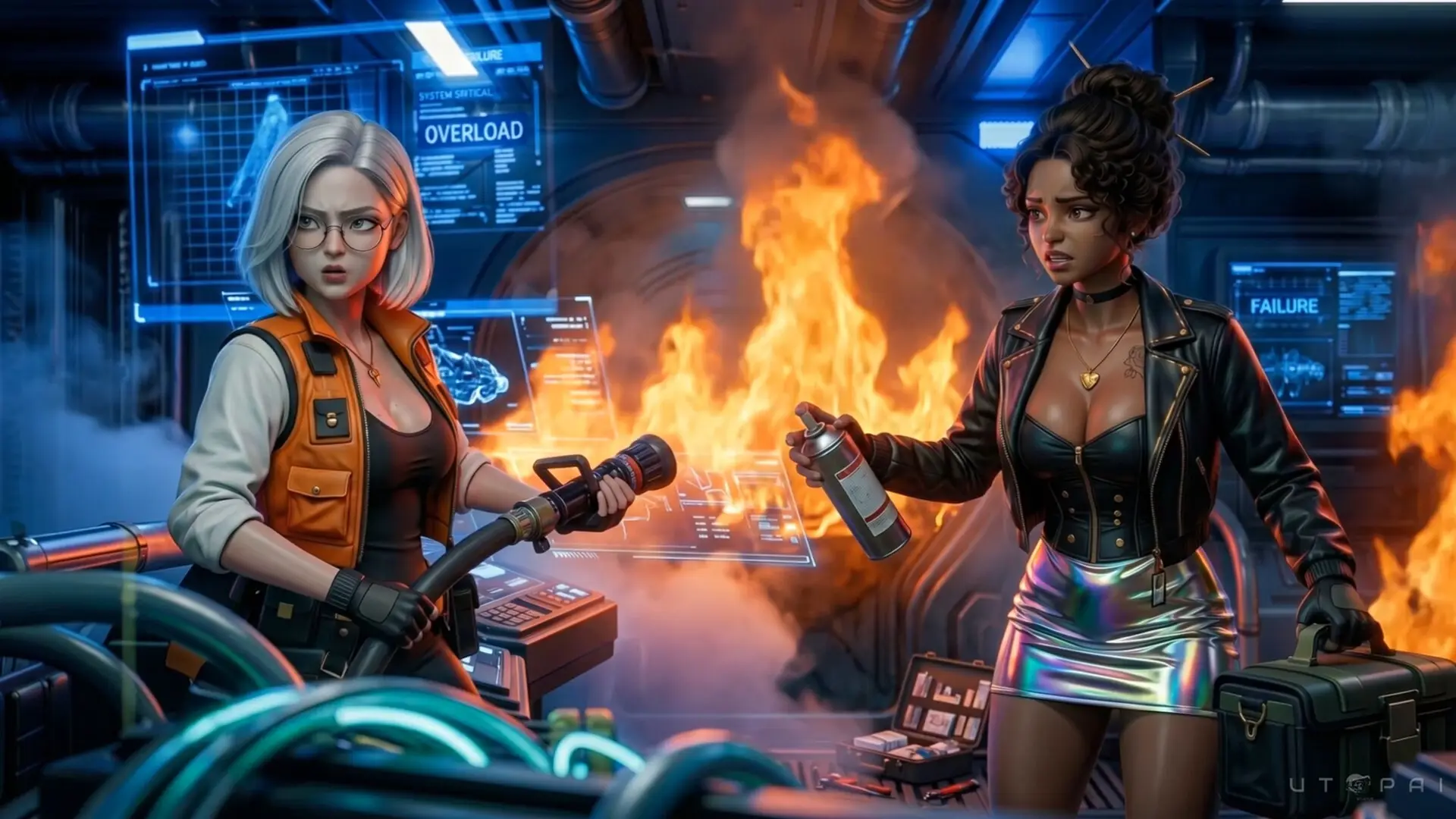 Breach Protocol gameplay screenshot 5 (Ren'Py adult game) by Entropy Digital Entertainment – free download