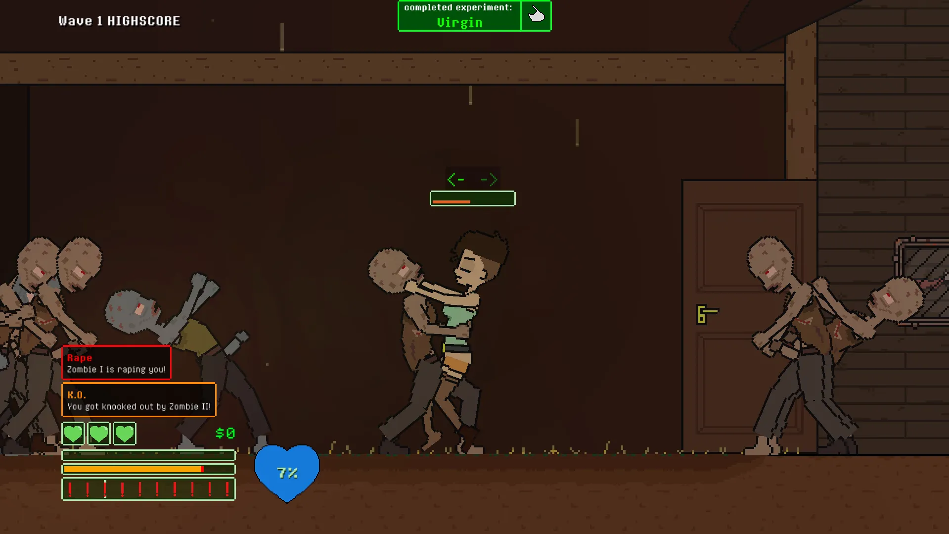Captivity Reloaded gameplay screenshot 2 (Ren'Py adult game) by Saint Peverell – free download