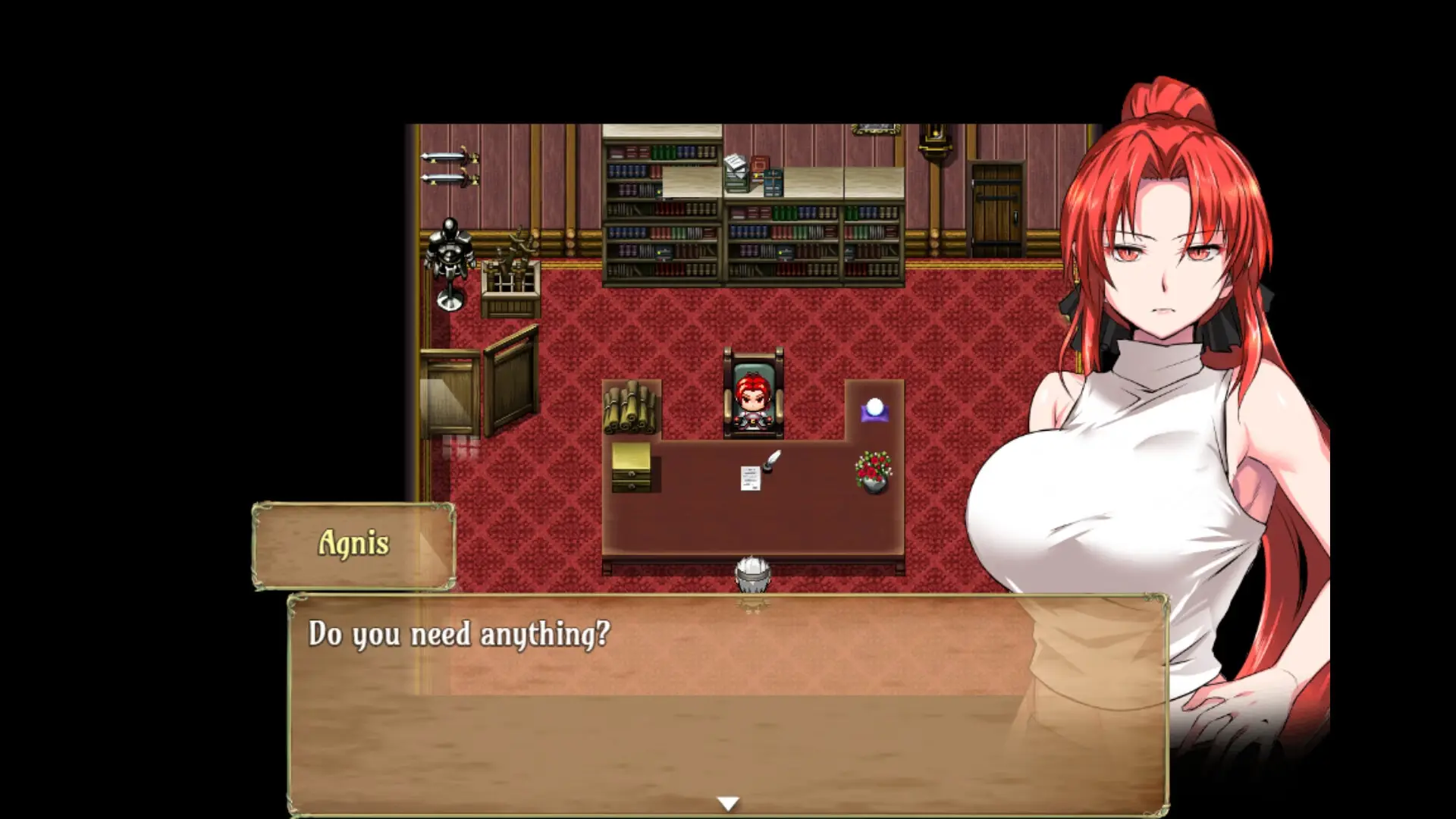 The Scarlet Demonslayer gameplay screenshot 2 (Ren'Py adult game) by Nuko Majin – free download