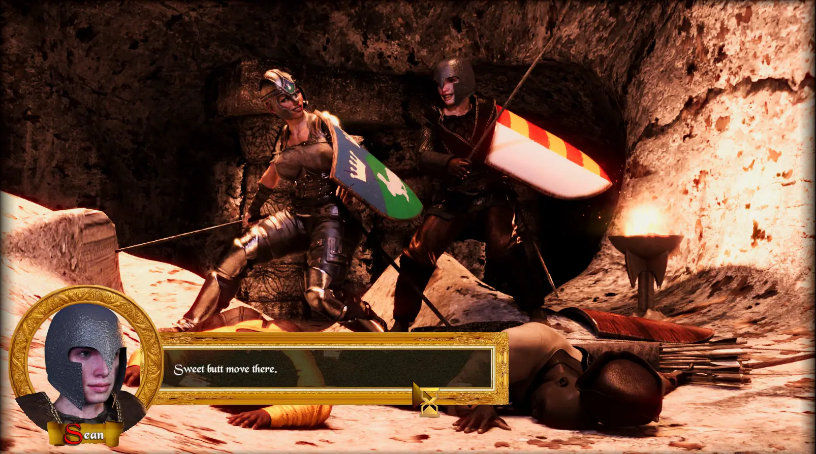 Battle for Luvia: Armored Romance gameplay screenshot 10 (Ren'Py adult game) by Seventh Vixen – free download