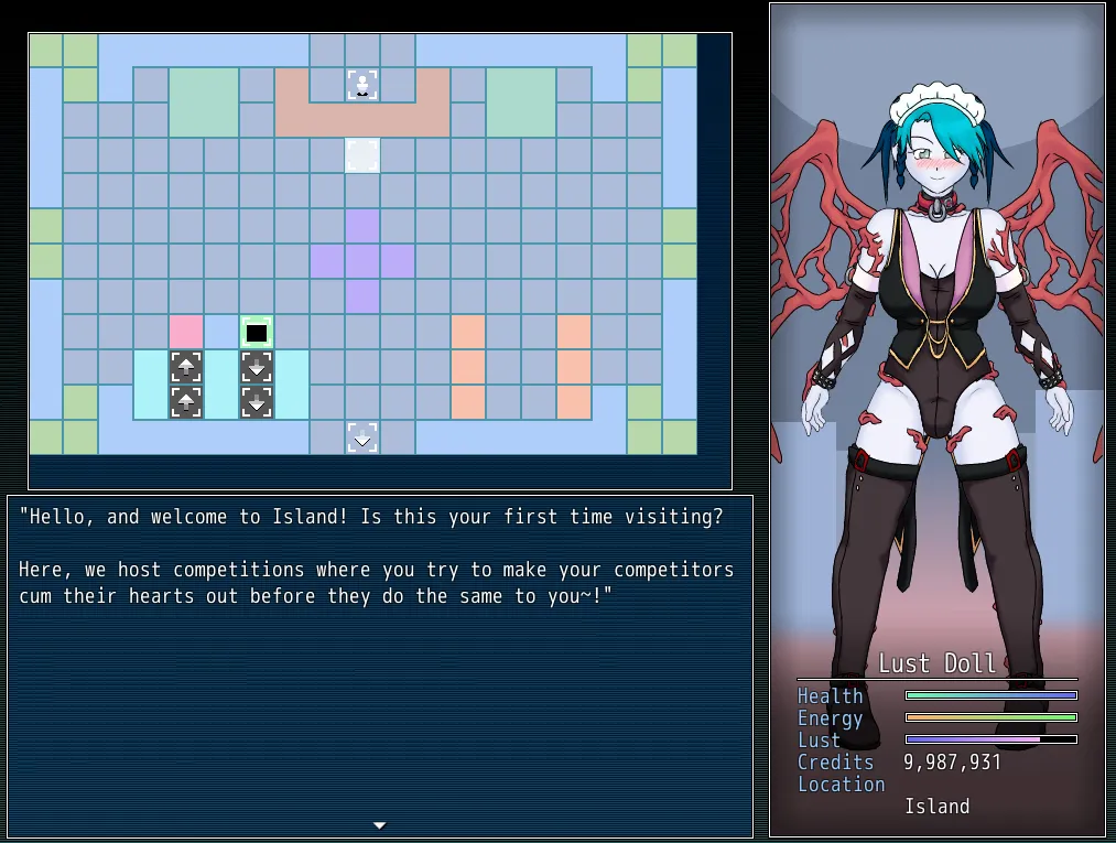 Lust Doll Plus gameplay screenshot 2 (Ren'Py adult game) by Indivi – free download