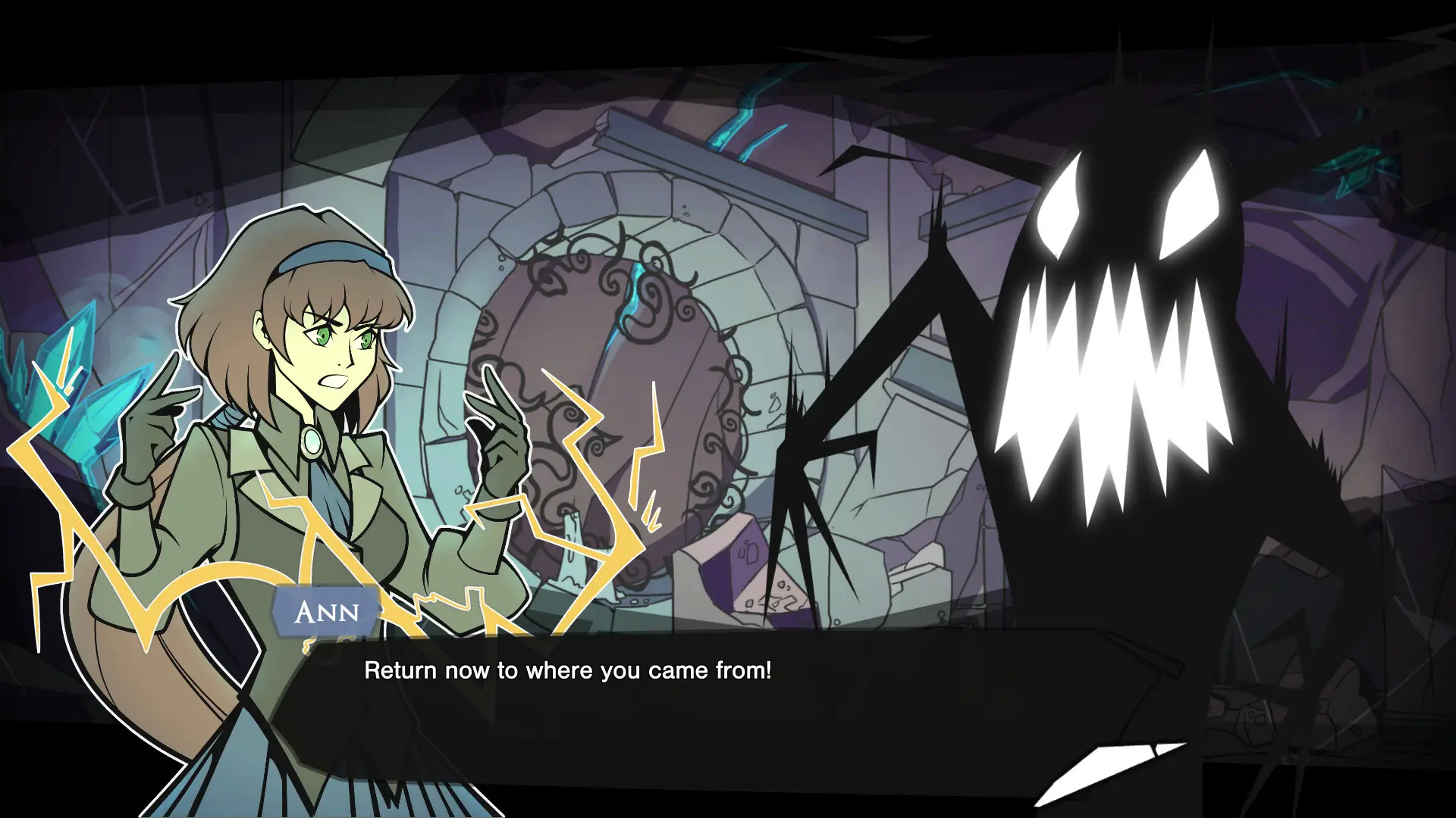 Arcadia Fallen gameplay screenshot 2 (Ren'Py adult game) by Galdra Studios – free download