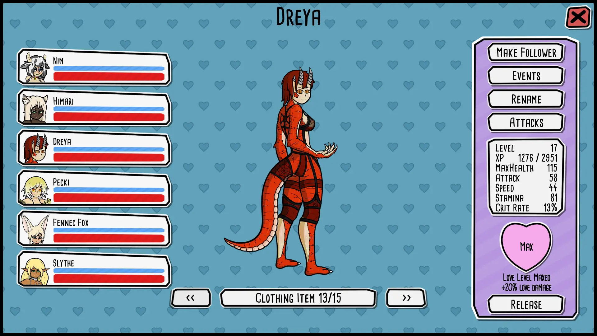 Monster Girl Hunt gameplay screenshot 17 (Ren'Py adult game) by Tiny Devil Studio – free download
