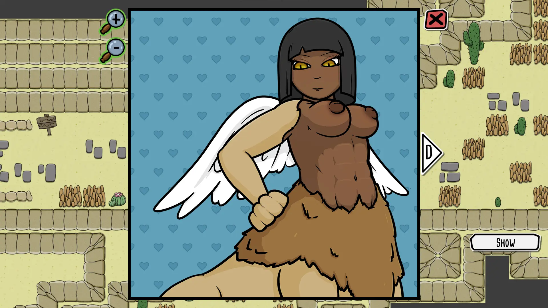 Monster Girl Hunt gameplay screenshot 2 (Ren'Py adult game) by Tiny Devil Studio – free download