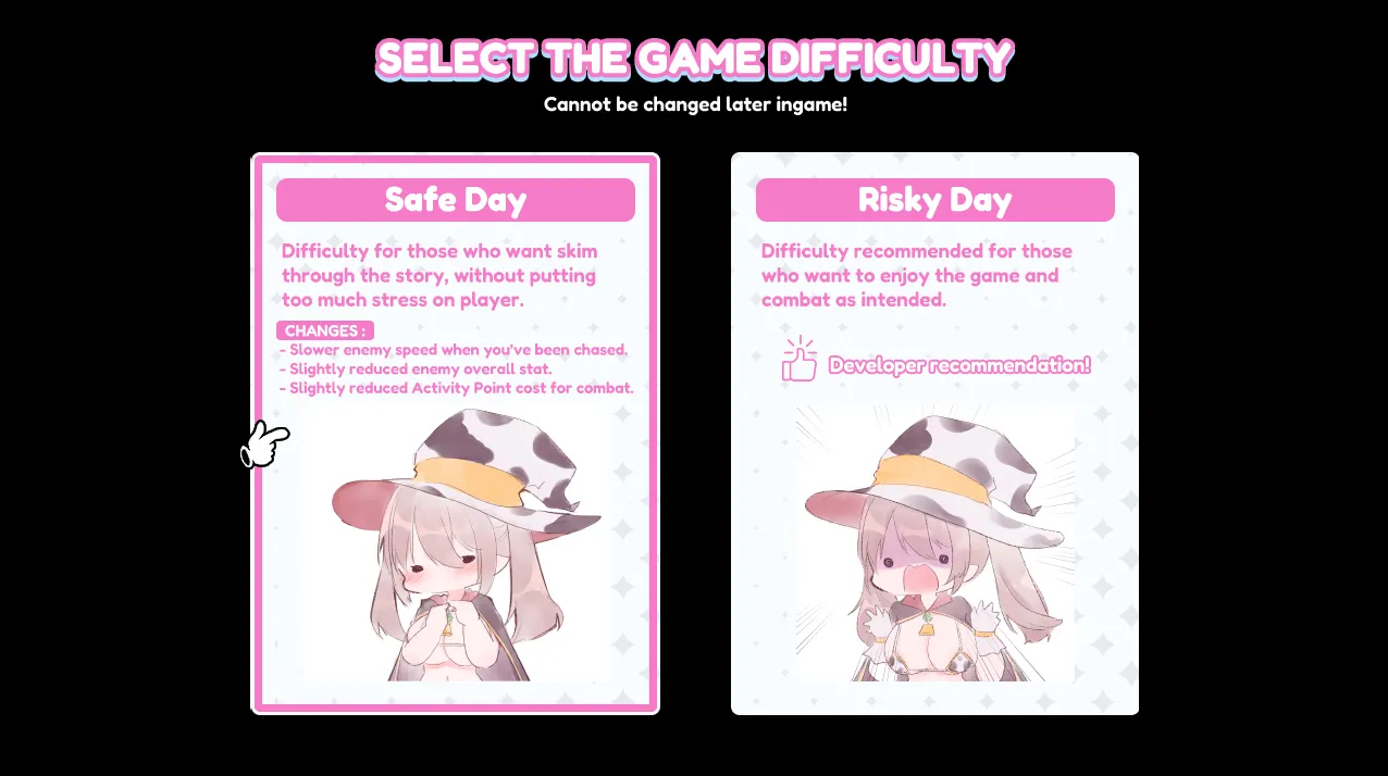 Marie’s Adventure! gameplay screenshot 2 (Ren'Py adult game) by Dearonnus – free download