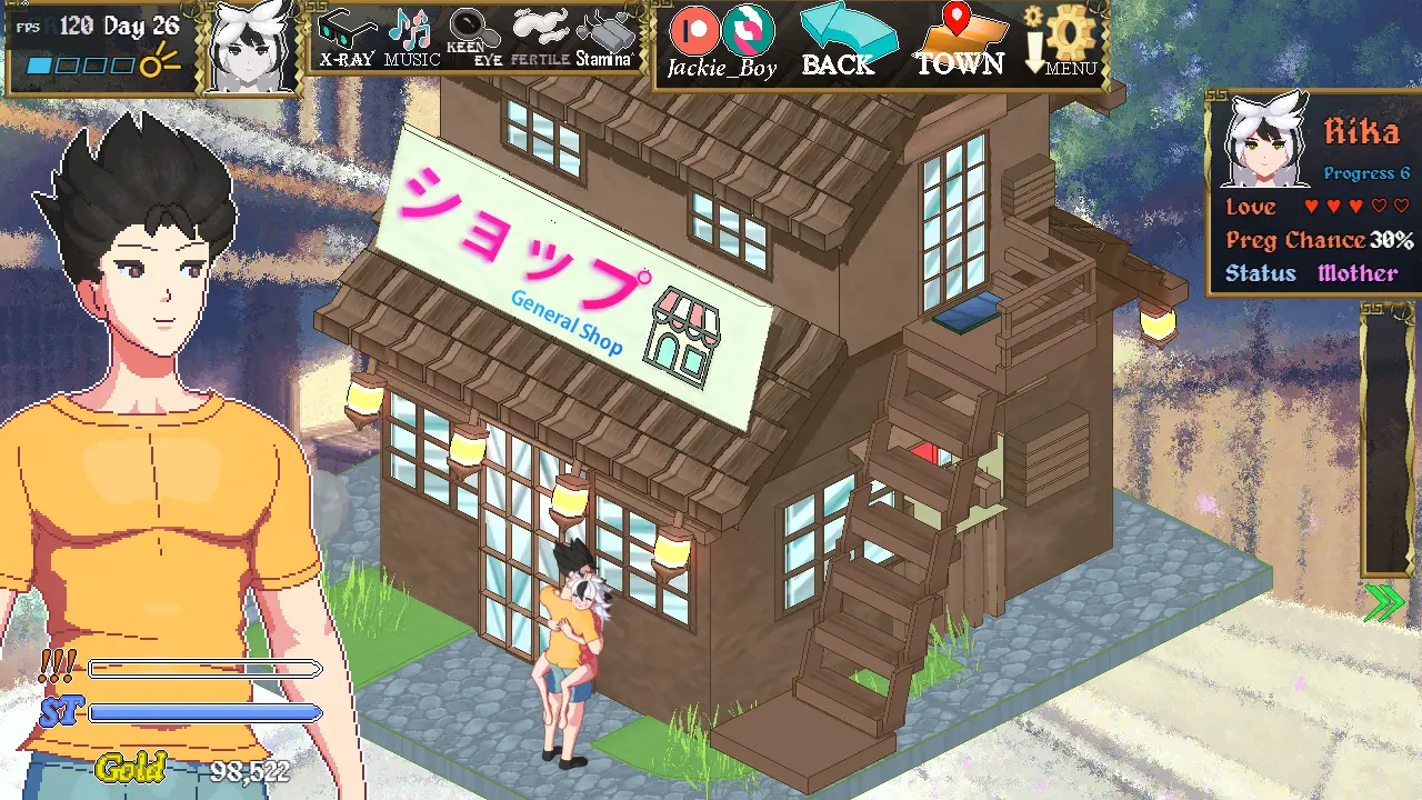 Isekai Awakening gameplay screenshot 4 (Ren'Py adult game) by Jackie Boy – free download