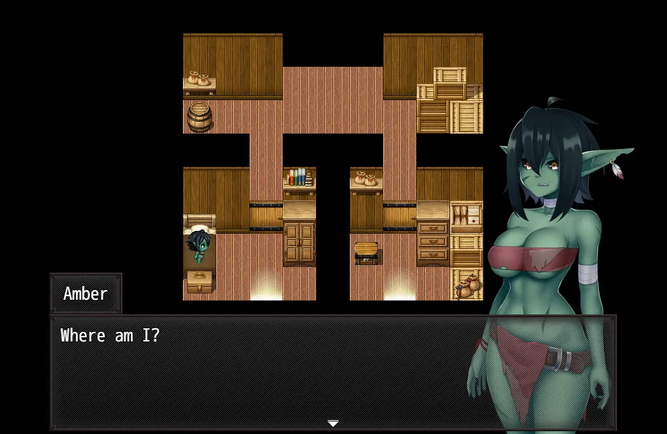 Amber Embraces gameplay screenshot 7 (Ren'Py adult game) by Hervi – free download