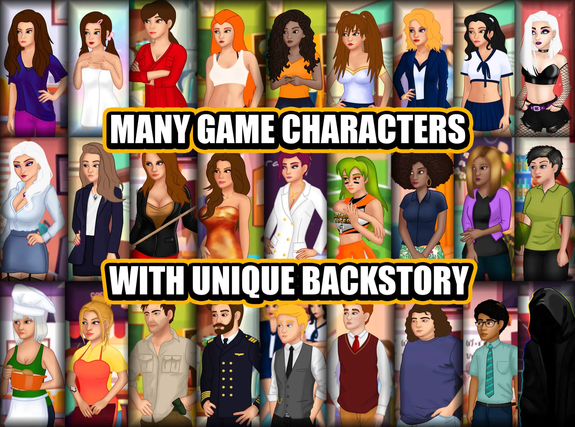 World of Sisters gameplay screenshot 11 (Ren'Py adult game) by Sexy Goddess Game Studio – free download