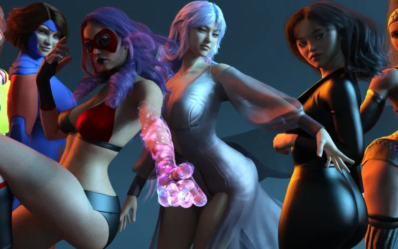 JL: Next Generation cover 0.18 Public – Ren'Py adult game by Big T free download