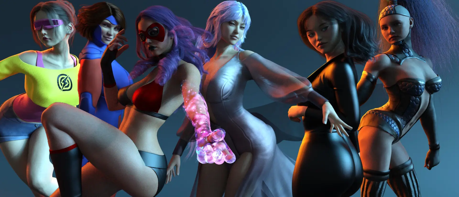 JL: Next Generation cover 0.18 Public – Ren'Py adult game by Big T free download