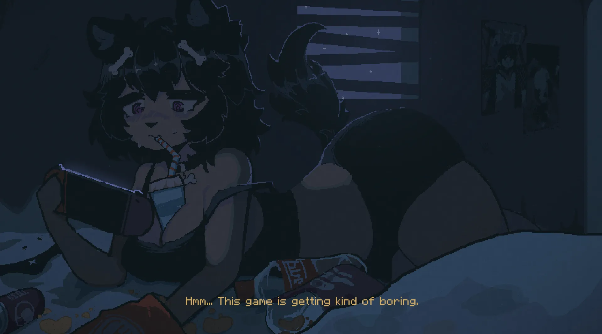 Gamer Struggles gameplay screenshot 1 (Ren'Py adult game) by The Cumbusters – free download