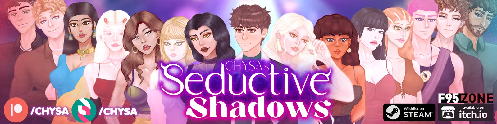 Seductive Shadows cover 0.7 P3 – Ren'Py adult game by CHYSA free download
