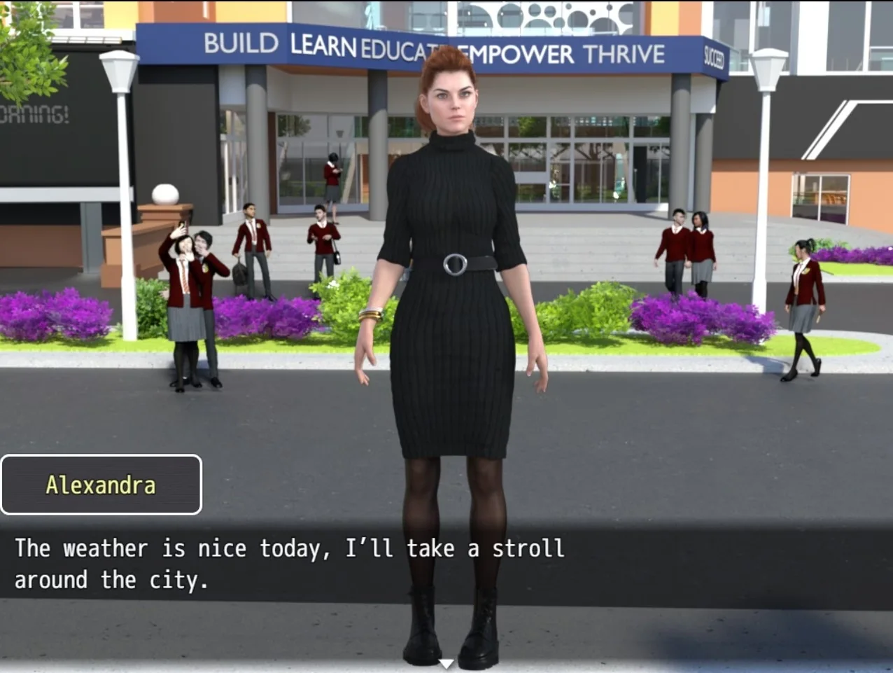One Teacher’s Day gameplay screenshot 2 (Ren'Py adult game) by snow.forest.games – free download