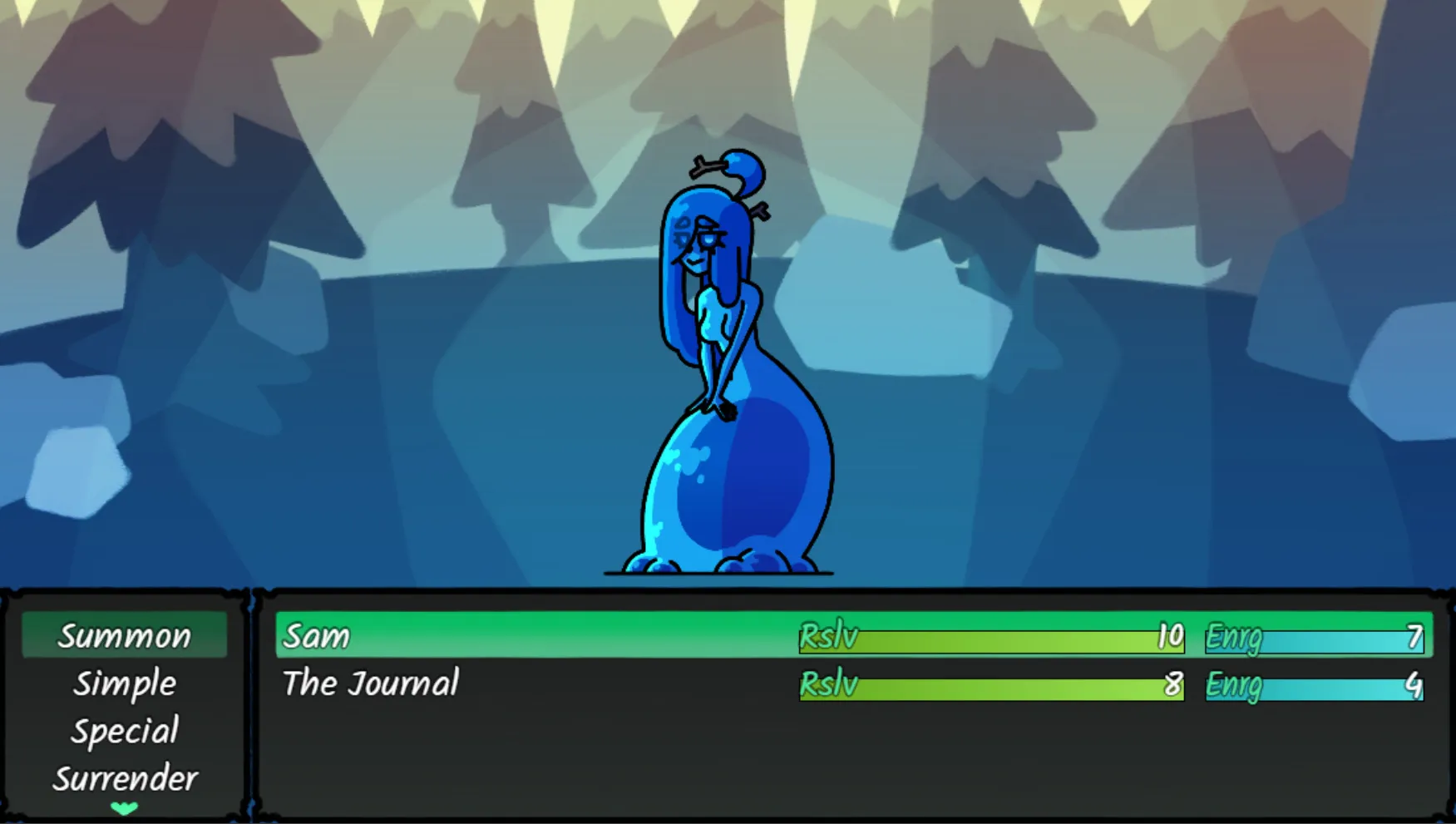 Journal Monstrae gameplay screenshot 1 (Ren'Py adult game) by Specific360 – free download