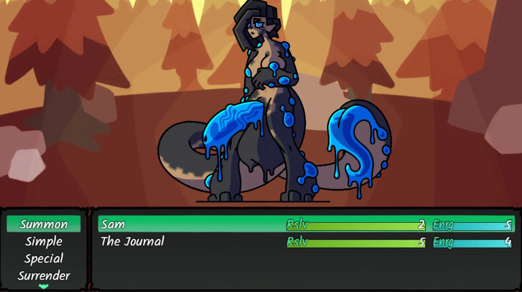 Journal Monstrae gameplay screenshot 3 (Ren'Py adult game) by Specific360 – free download
