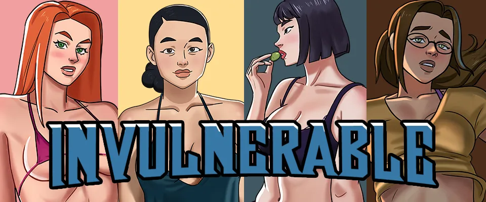 Invulnerable cover 1.09a – Ren'Py adult game by SwagFire Games free download