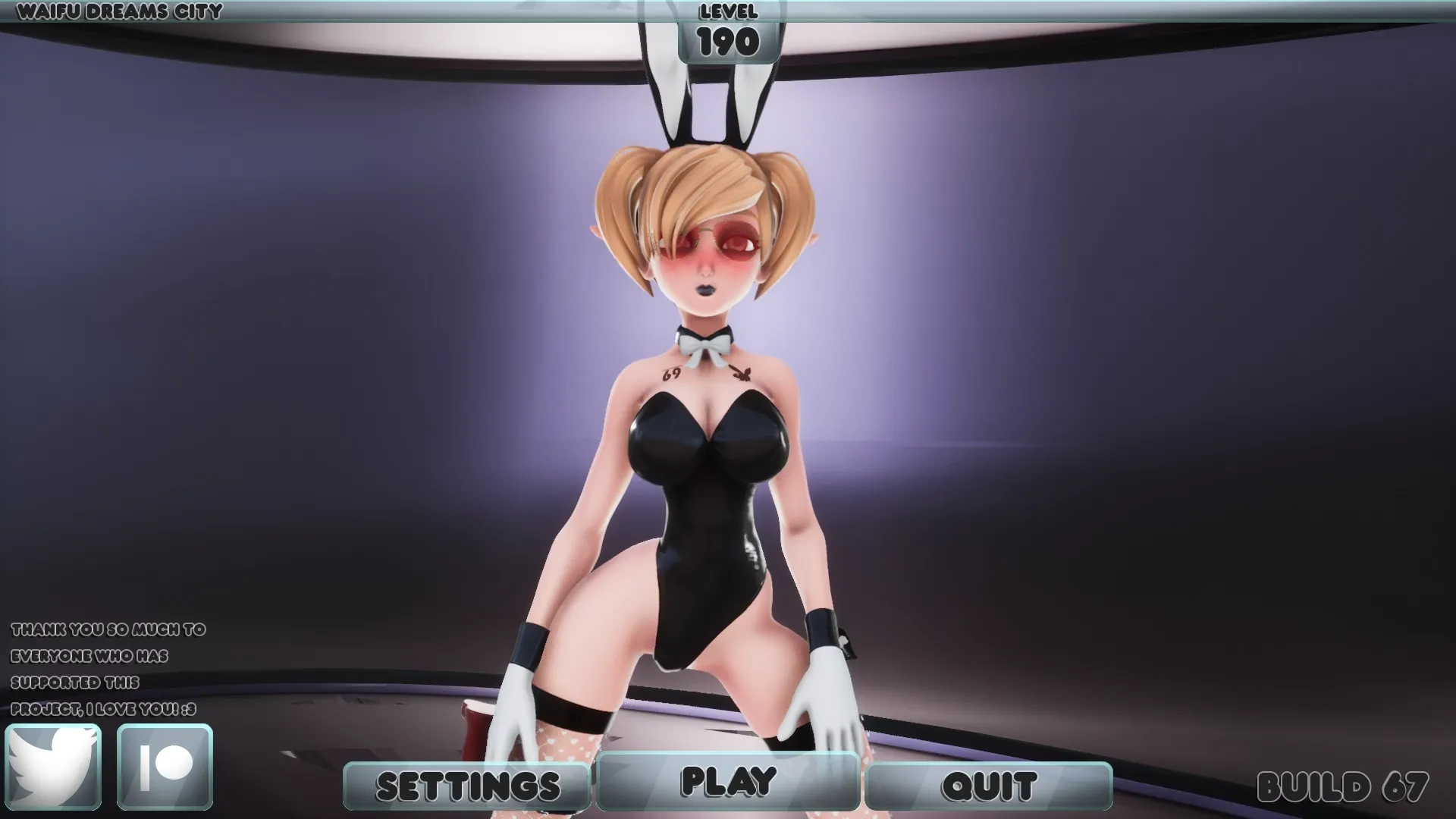 Waifu Dreams City cover Build 124 – Ren'Py adult game by Waifu Dreams Studio free download