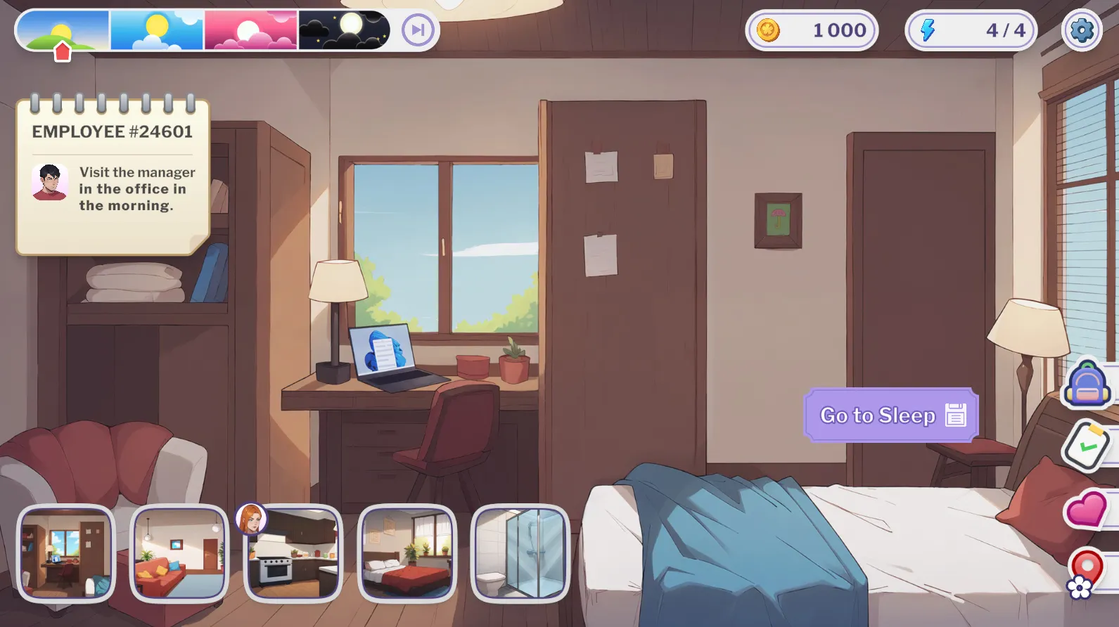 Love at Work gameplay screenshot 3 (Ren'Py adult game) by Charmerscove – free download