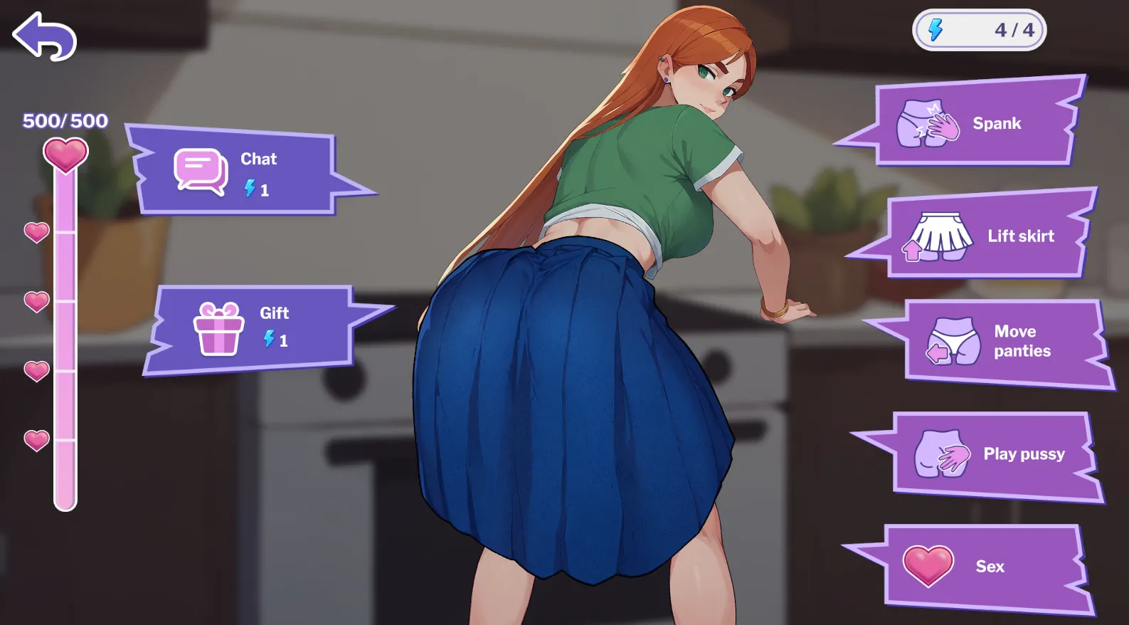 Love at Work gameplay screenshot 1 (Ren'Py adult game) by Charmerscove – free download