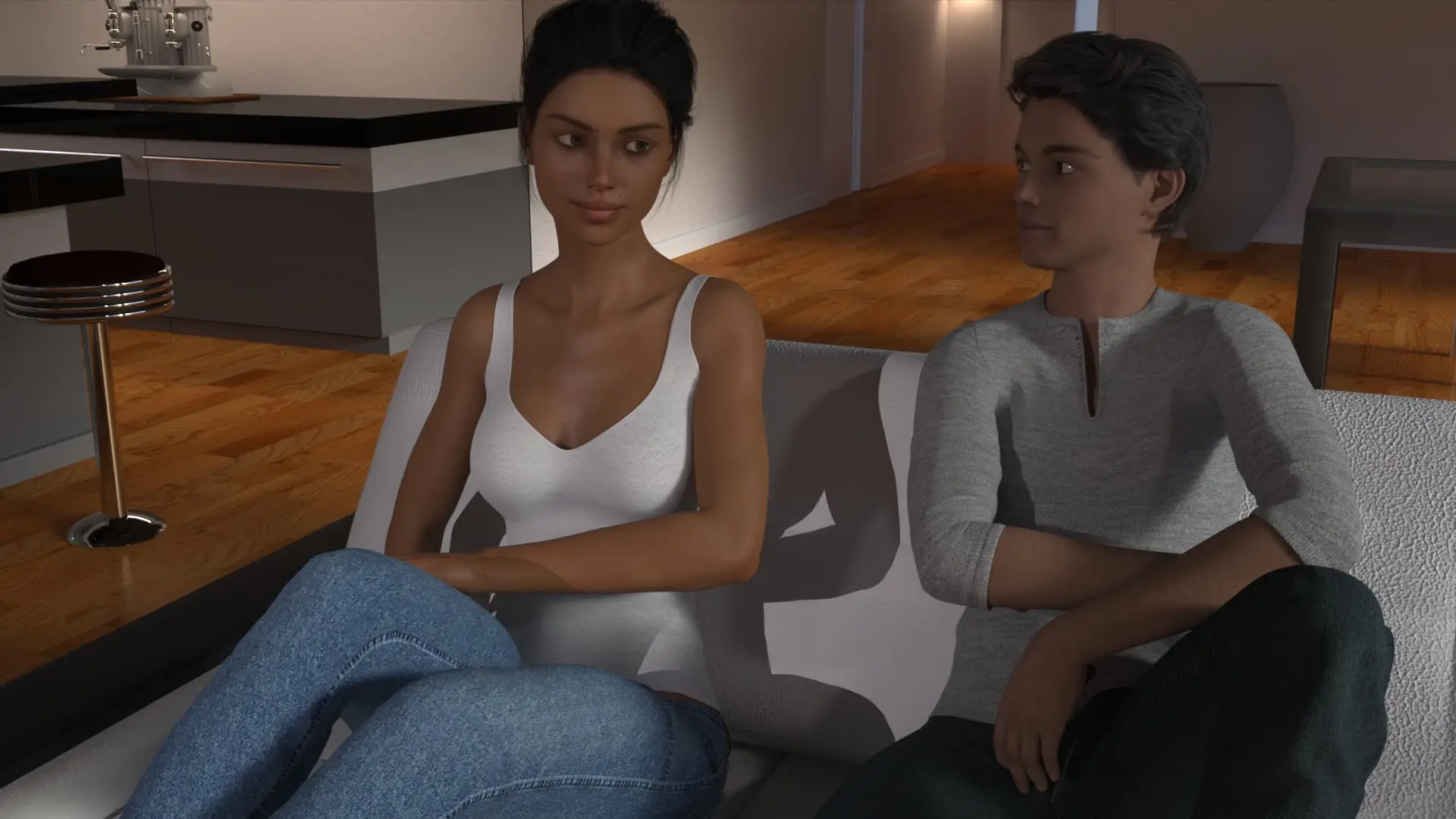 Big Brother Ultimate gameplay screenshot 2 (Ren'Py adult game) by White Silver – free download