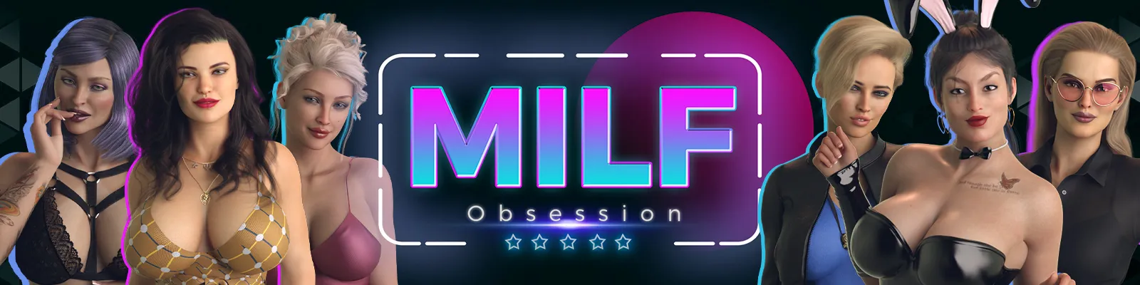 MILF Obsession cover 0.5.0 – Ren'Py adult game by DanGames free download